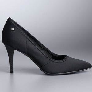 Simply Vera Wang neoprene pumps